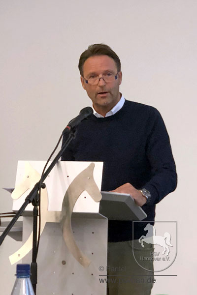 Axel Milkau beleuchtete zu seiner „Halbzeit“ als Präsident des PSVHAN wichtige Verbandsentwicklungen.