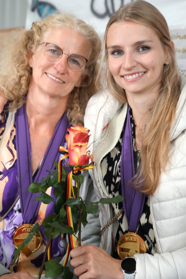Kathrin und Sonja Meyer wurden Europameister.