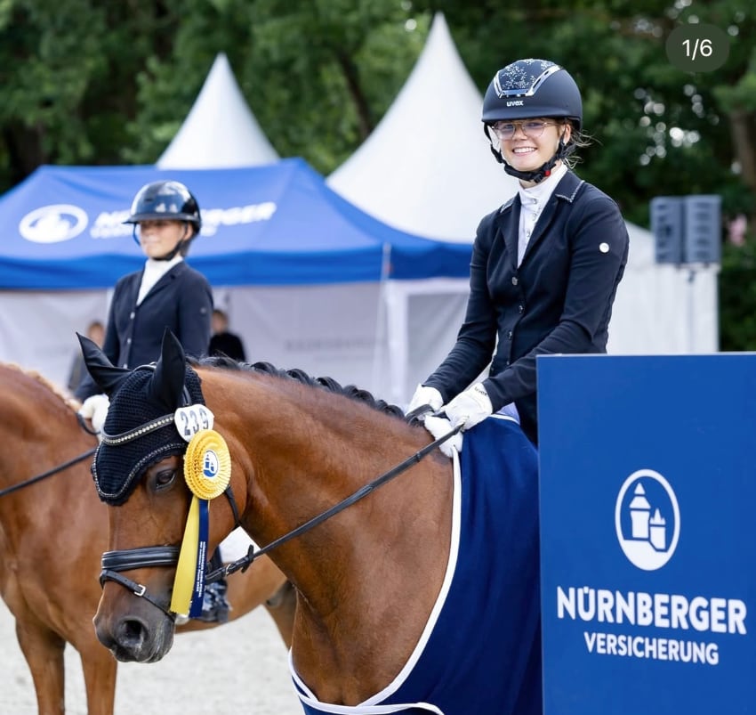Finale Nürnberger BURGPOKAL Dressur Junioren 2025 Foto Hellmann