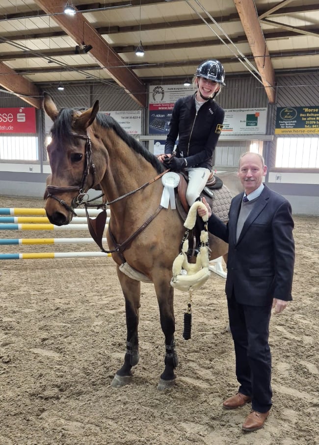 Sichtung BNC Springen 3. Platz Prüfung 4 Abt 1 Franca Clementine Kröly